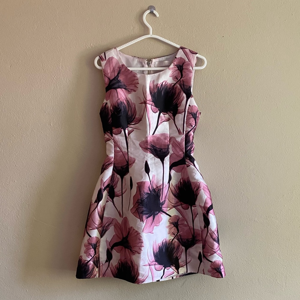 Skater dress with Tulips design